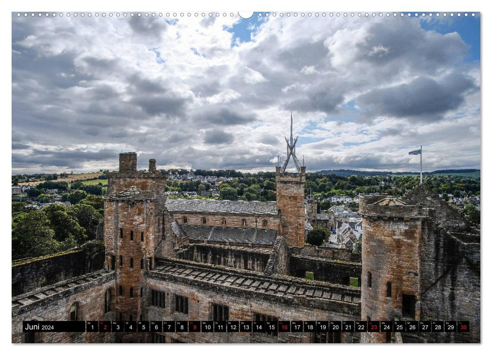 EDINBOURG. Points forts de la ville et de la région. (Calendrier mural CALVENDO Premium 2024) 