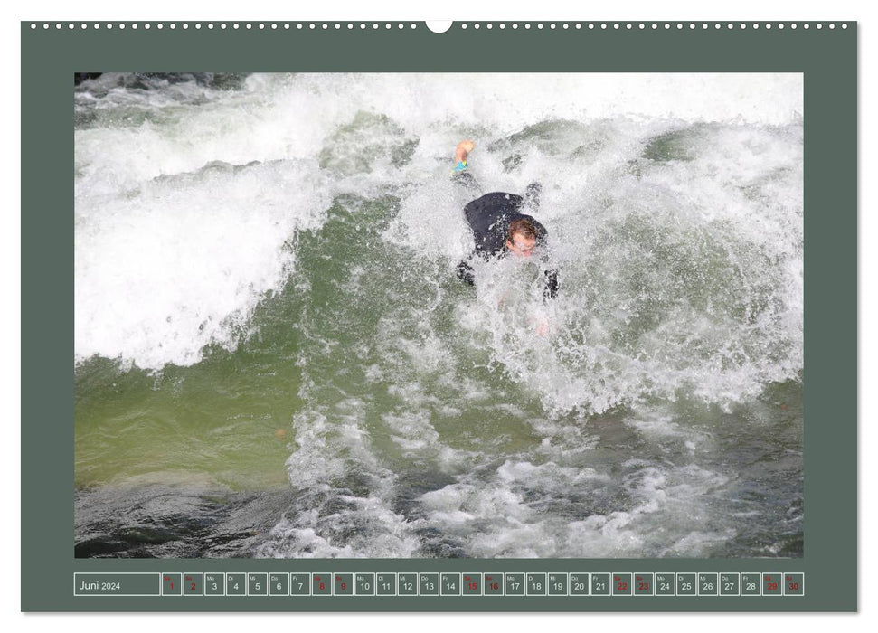 Surf sport extrême (Calendrier mural CALVENDO Premium 2024) 