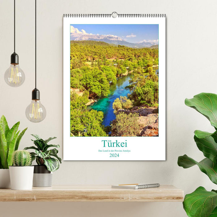 Türkiye - The country in the province of Antalya (CALVENDO wall calendar 2024) 