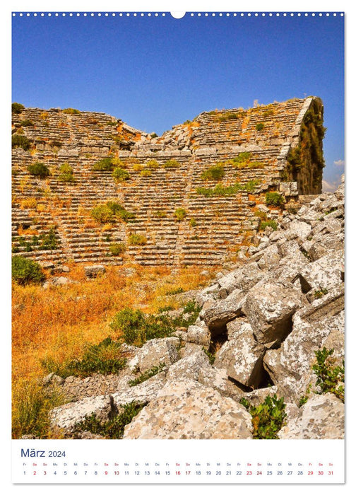 Türkei - Das Land in der Provinz Antalya (CALVENDO Wandkalender 2024)