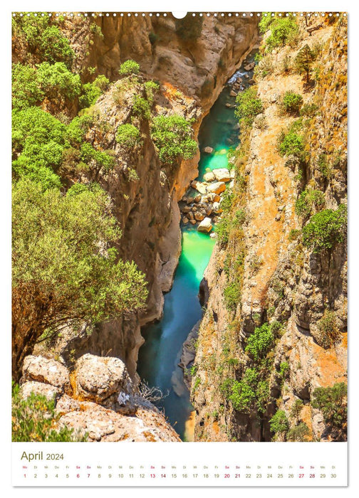 Türkei - Das Land in der Provinz Antalya (CALVENDO Wandkalender 2024)