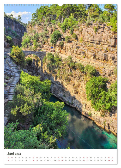 Türkiye - The country in the province of Antalya (CALVENDO wall calendar 2024) 