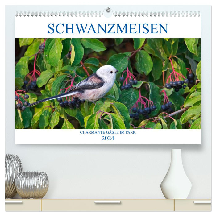 Schwanzmeisen (CALVENDO Premium Wandkalender 2024)