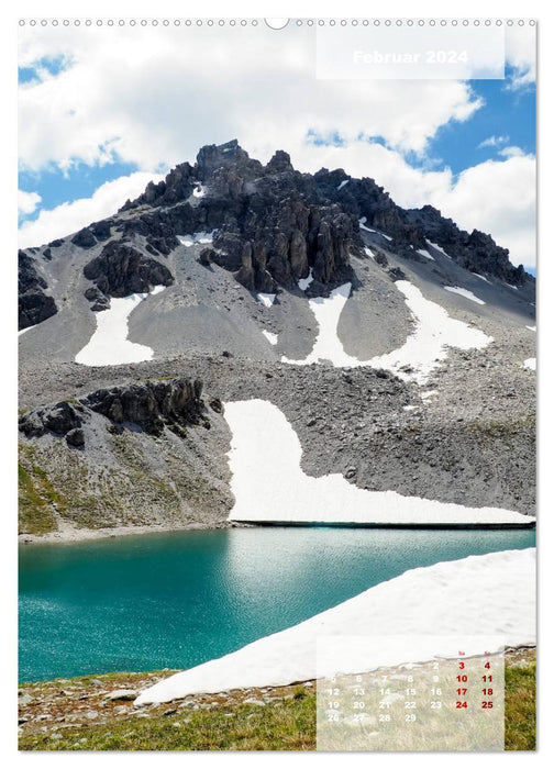 Die Traumhaften Seen der Alpen (CALVENDO Premium Wandkalender 2024)