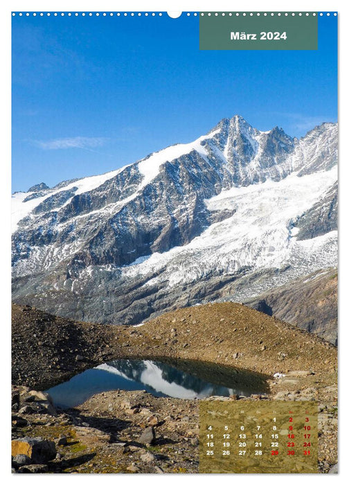 Les magnifiques lacs des Alpes (Calendrier mural CALVENDO Premium 2024) 