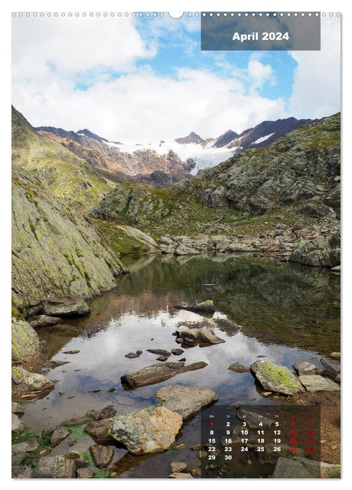Les magnifiques lacs des Alpes (Calendrier mural CALVENDO Premium 2024) 