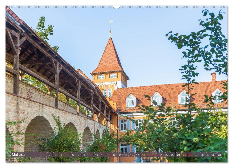 On the banks of the Lower Isar (CALVENDO Premium Wall Calendar 2024) 