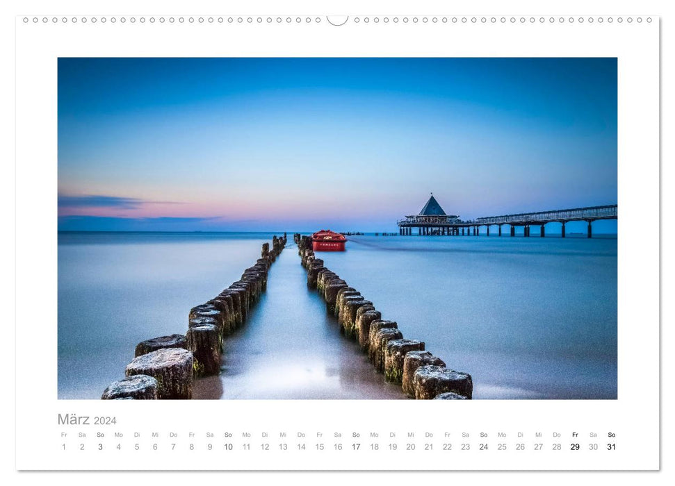 Longing for the Sea (CALVENDO Premium Wall Calendar 2024) 