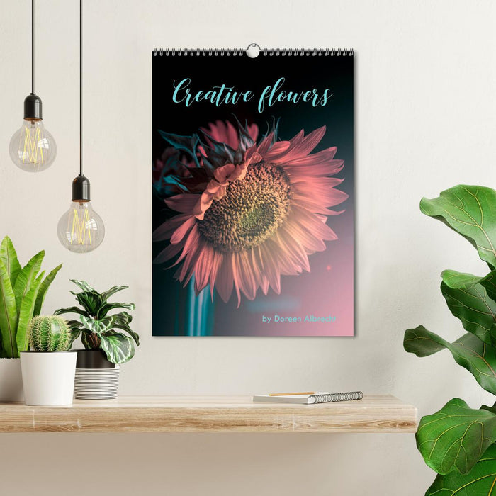 Creative flowers (CALVENDO wall calendar 2024) 