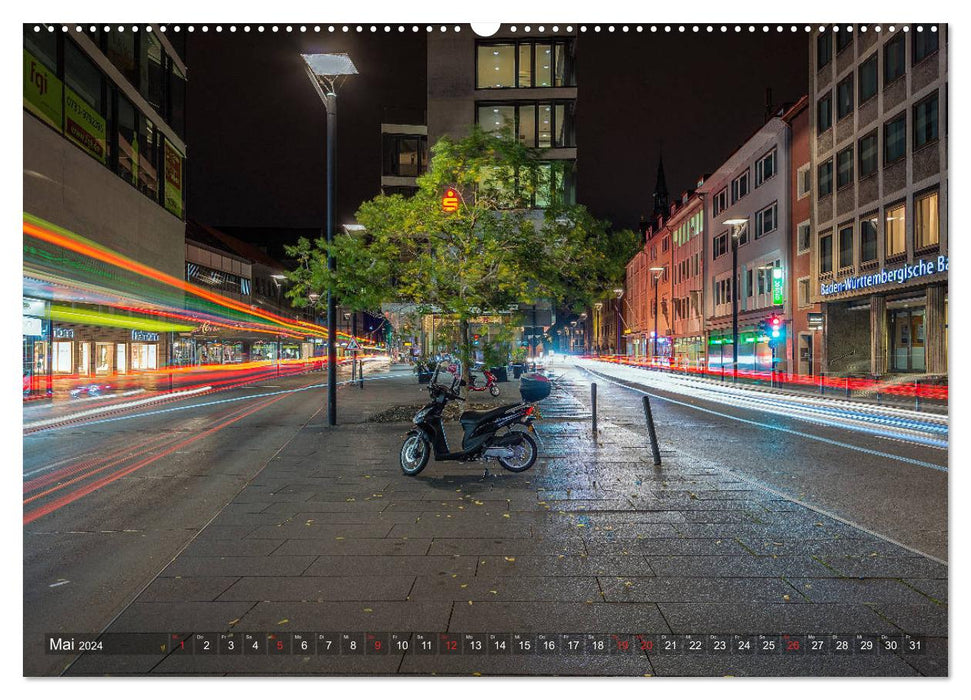 Ulm für Nachtspatzen (CALVENDO Wandkalender 2024)