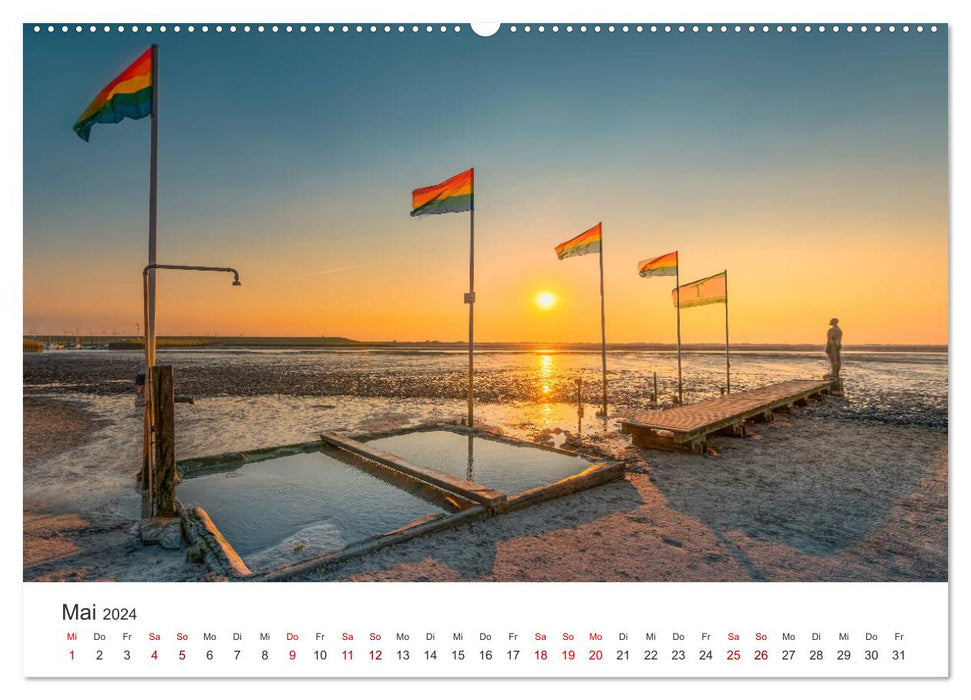 Streifzug entlang der Nordseeküste (CALVENDO Premium Wandkalender 2024)