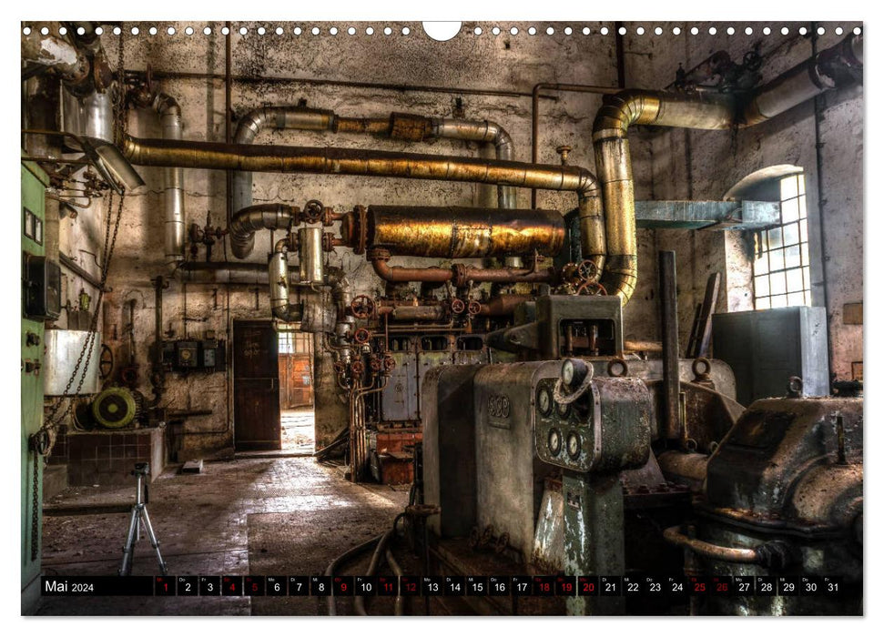 Forgotten industrial monuments (CALVENDO wall calendar 2024) 