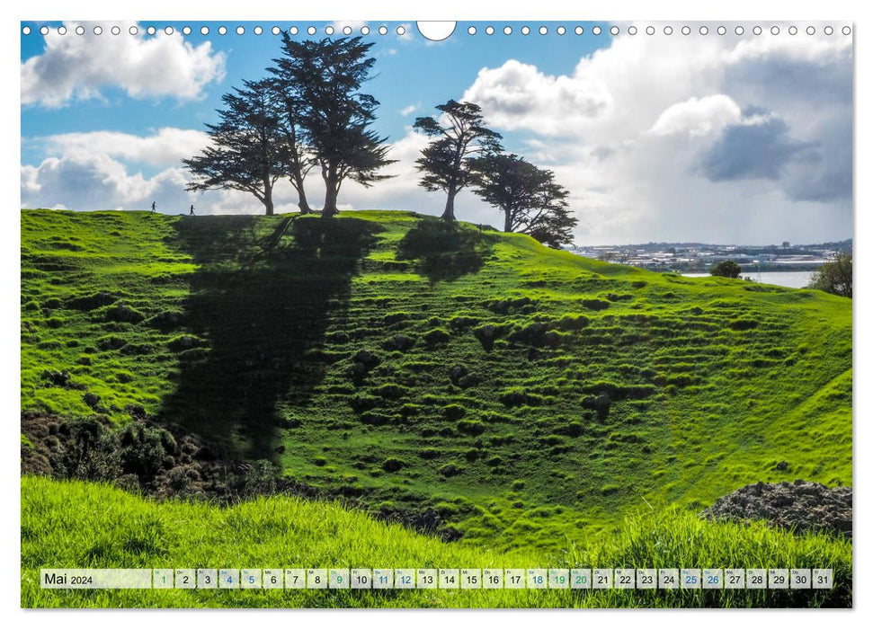Wall calendar Auckland 2024 DIN A4 landscape (CALVENDO wall calendar 2024) 