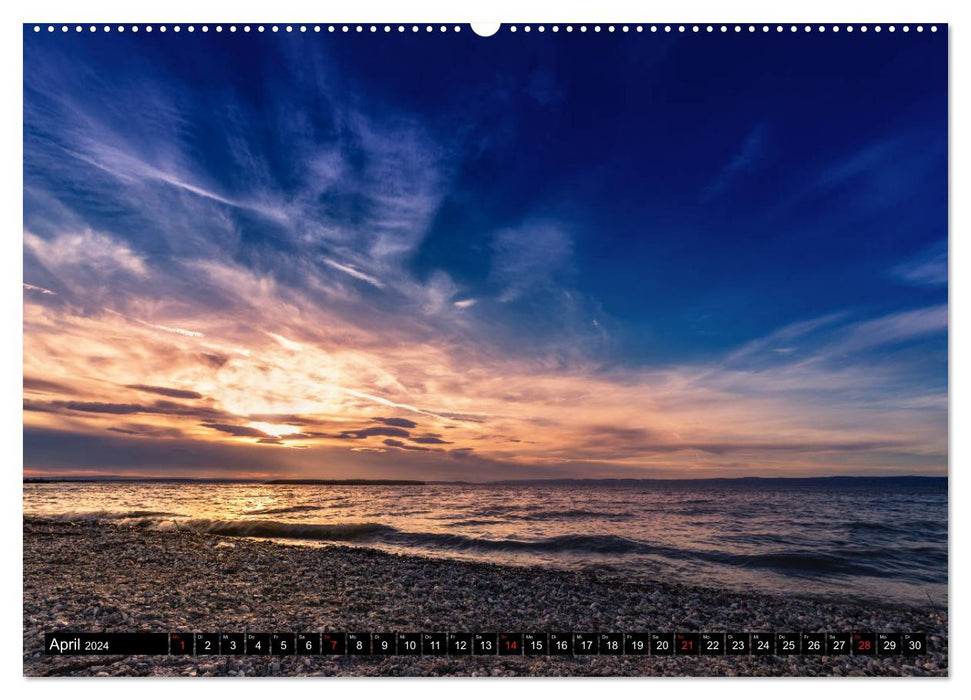 The idyllic Lake Neusiedl (CALVENDO Premium Wall Calendar 2024) 