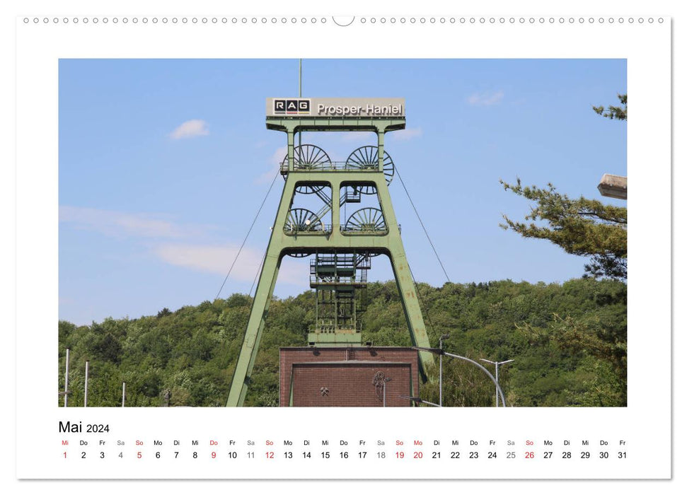 Zeche Prosper-Haniel Bottrop (CALVENDO Premium Wall Calendar 2024) 