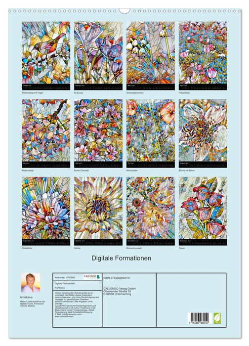 Digital formations (CALVENDO wall calendar 2024) 