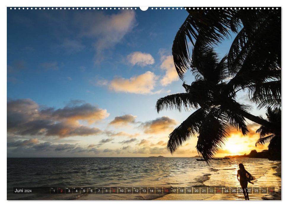 Seychelles - The last paradise on earth (CALVENDO Premium Wall Calendar 2024) 