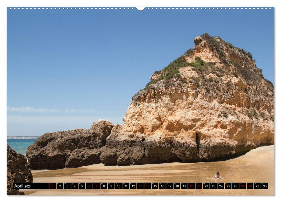 Portugal Buntes Hinterland und farbige Küsten (CALVENDO Wandkalender 2024)