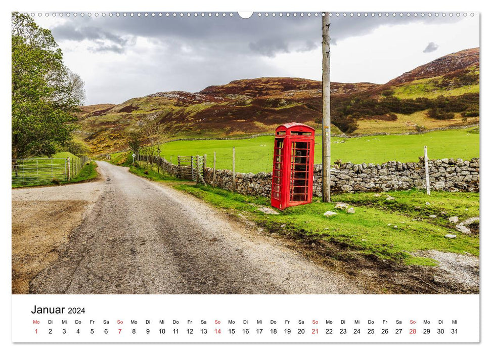 North Coast 500 - Scotland's dream road (CALVENDO Premium Wall Calendar 2024) 