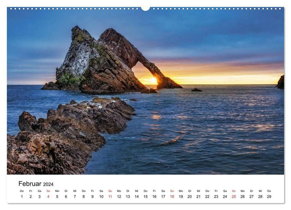 North Coast 500 - Scotland's dream road (CALVENDO Premium Wall Calendar 2024) 