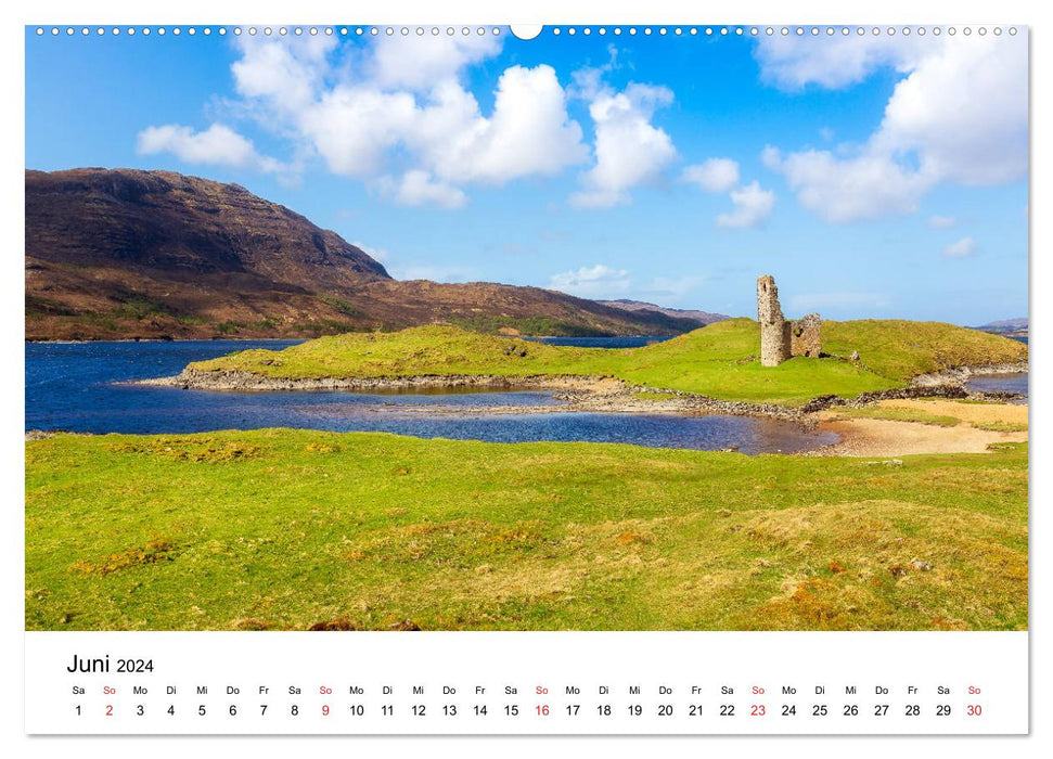 North Coast 500 - Scotland's dream road (CALVENDO Premium Wall Calendar 2024) 