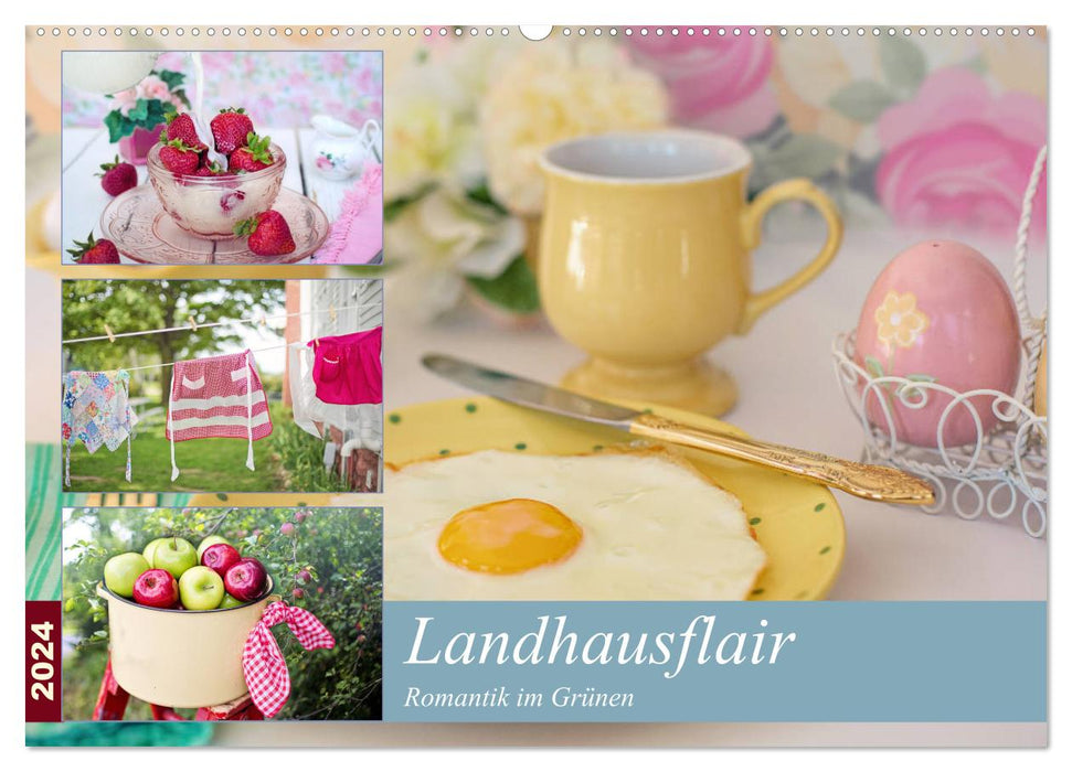 Country house flair. Romance in the countryside (CALVENDO wall calendar 2024) 