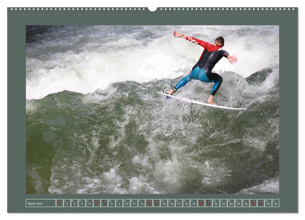 Extremsport Surfen (CALVENDO Wandkalender 2024)