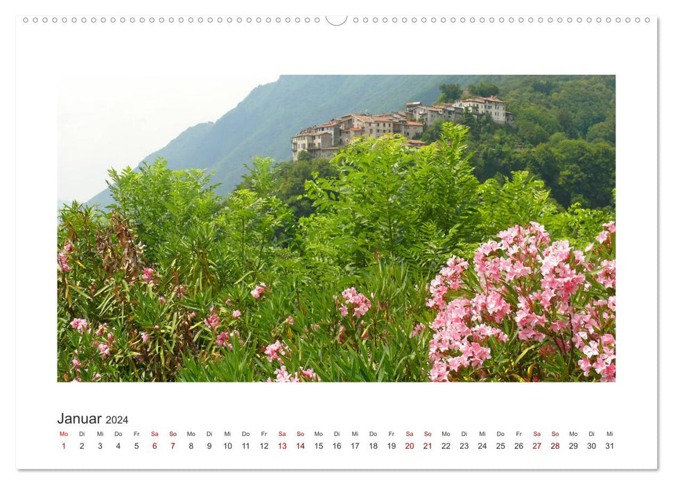 Valsolda. Picturesque villages on Lake Lugano (CALVENDO Premium Wall Calendar 2024) 