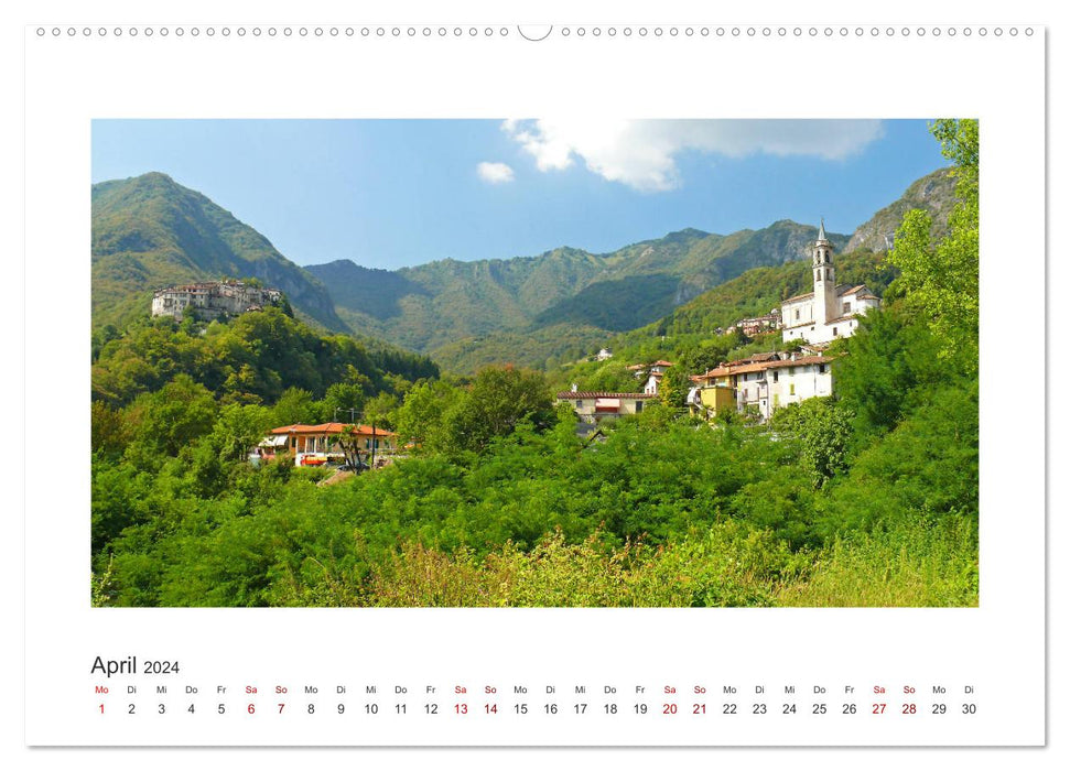 Valsolda. Picturesque villages on Lake Lugano (CALVENDO Premium Wall Calendar 2024) 