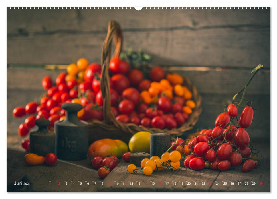 Gemüse und Co. Stillleben (CALVENDO Premium Wandkalender 2024)