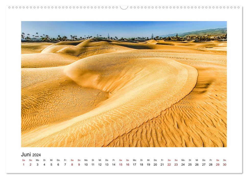 Gran Canaria - Maspalomas Dünen (CALVENDO Premium Wandkalender 2024)