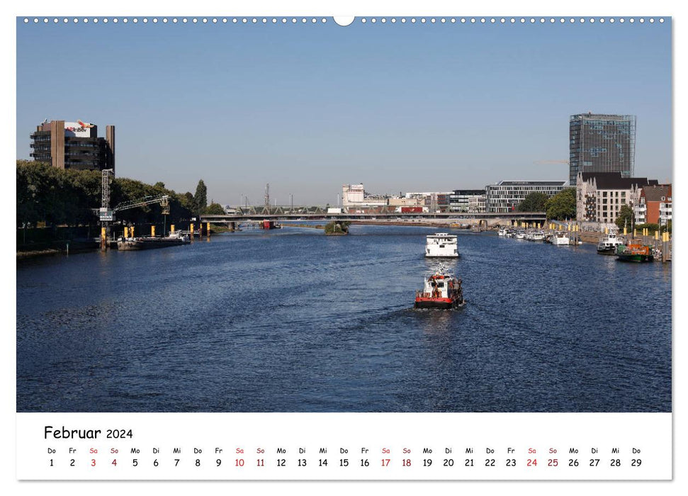 Bremen - The Hanseatic city on the Weser (CALVENDO wall calendar 2024) 