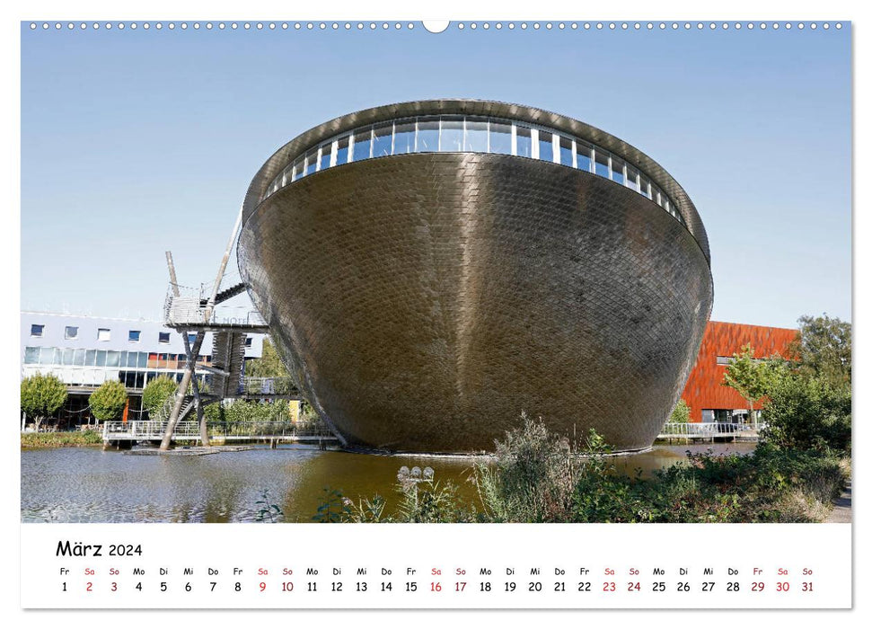 Bremen - The Hanseatic city on the Weser (CALVENDO wall calendar 2024) 