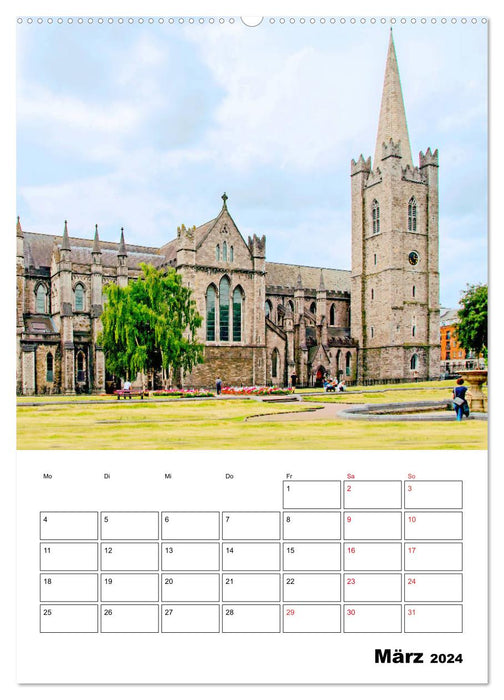Dublin - fascinating Irish capital (CALVENDO Premium Wall Calendar 2024) 