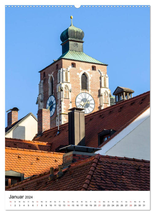 Ingolstadt - Altstadt - unbekannte Ansichten (CALVENDO Wandkalender 2024)