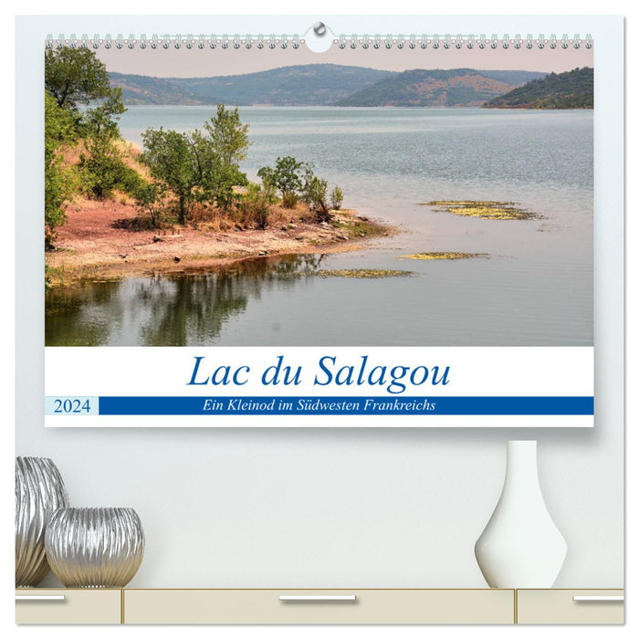 Lac du Salagou - Un joyau du sud-ouest de la France (Calendrier mural Premium CALVENDO 2024) 