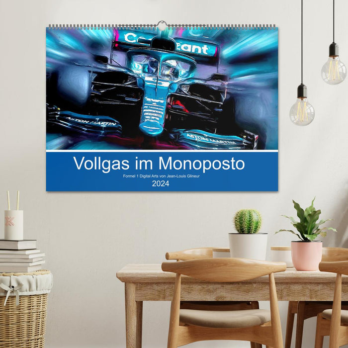Vollgas im Monoposto (CALVENDO Wandkalender 2024)