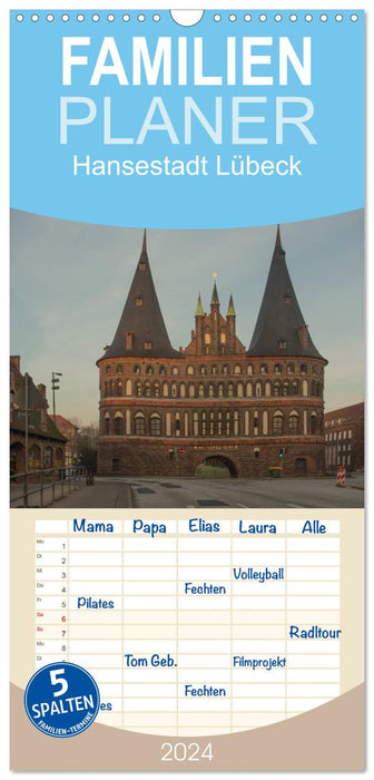 Hansestadt Lübeck (CALVENDO Familienplaner 2024)