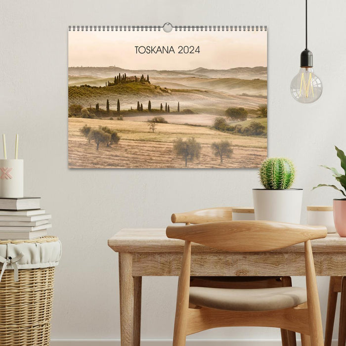 Tuscany 2024 (CALVENDO wall calendar 2024) 