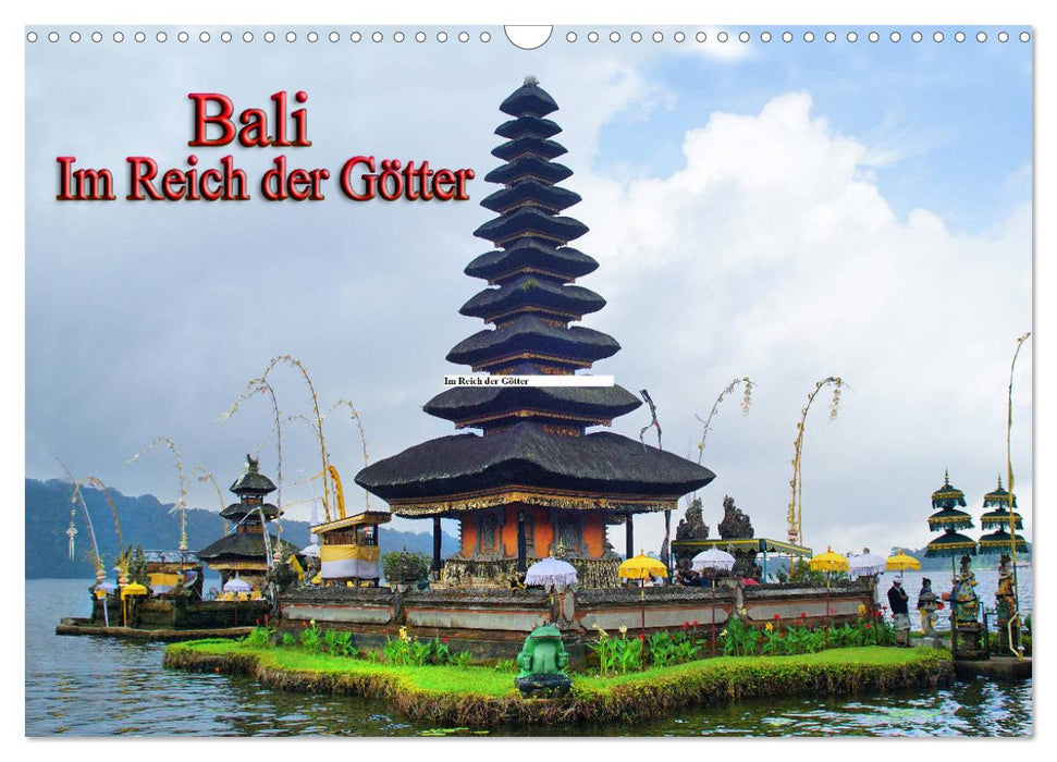 Bali. Au royaume des dieux (Calendrier mural CALVENDO 2024) 