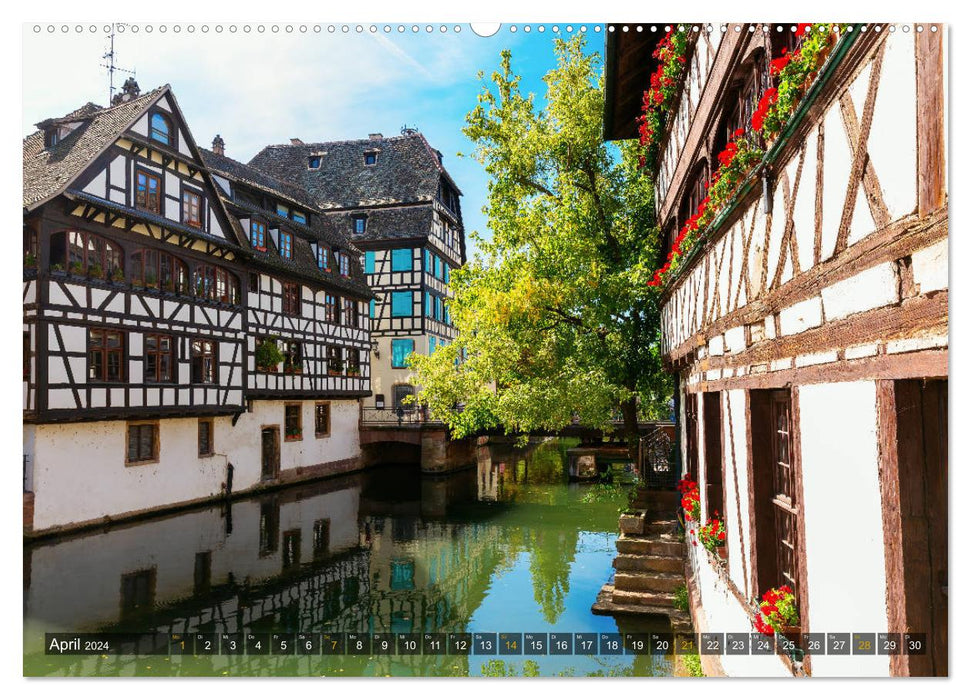 Straßburg - ein fotografischer Streifzug (CALVENDO Wandkalender 2024)