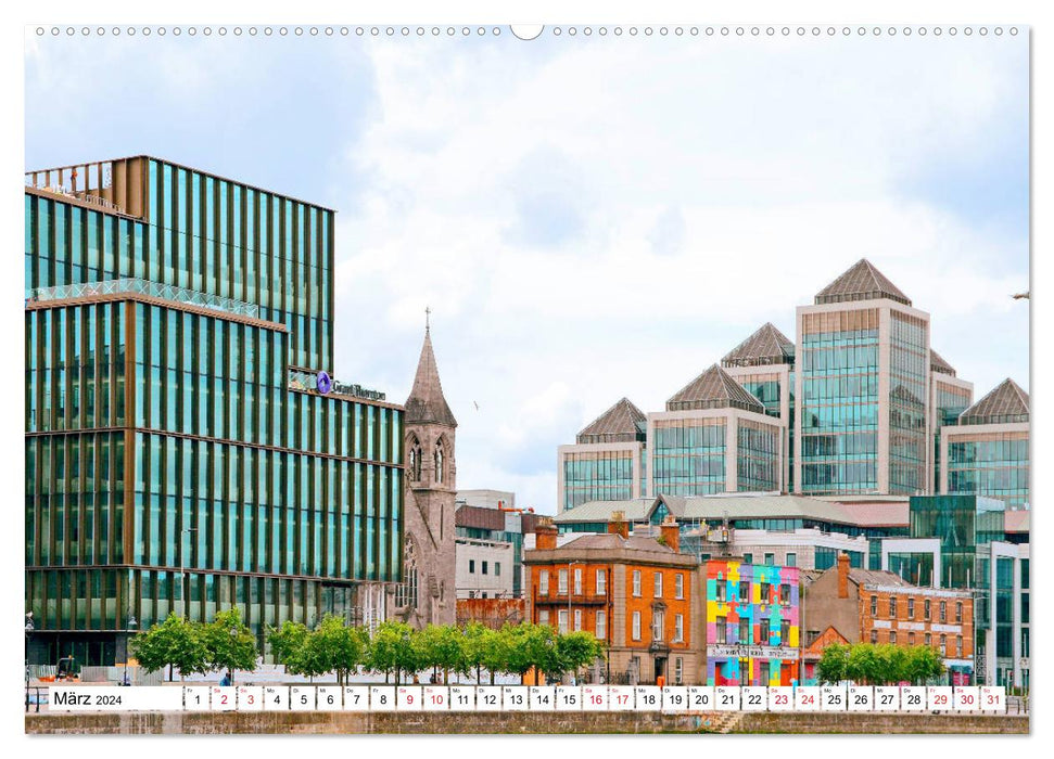 Dublin - Multifaceted Metropolis (CALVENDO Premium Wall Calendar 2024) 