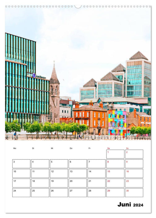 Dublin - fascinating Irish capital (CALVENDO wall calendar 2024) 