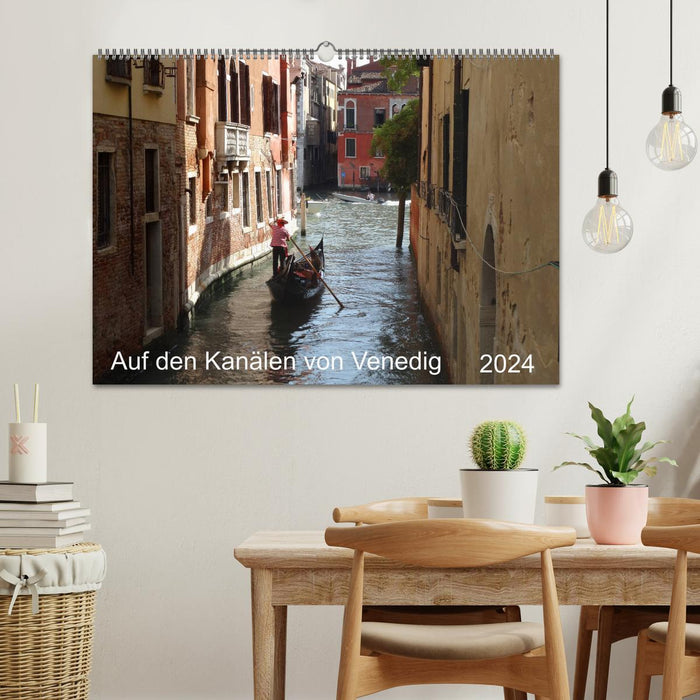 Auf den Kanälen von Venedig (CALVENDO Wandkalender 2024)