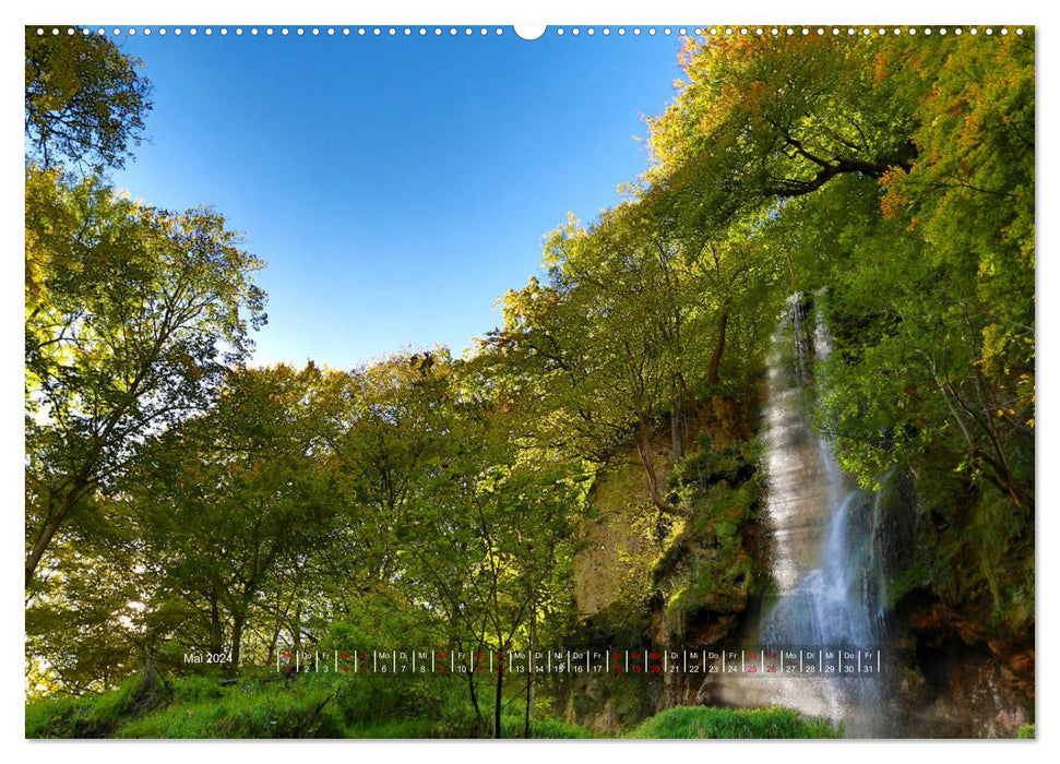 Impressionen vom Uracher Wasserfallsteig (CALVENDO Premium Wandkalender 2024)