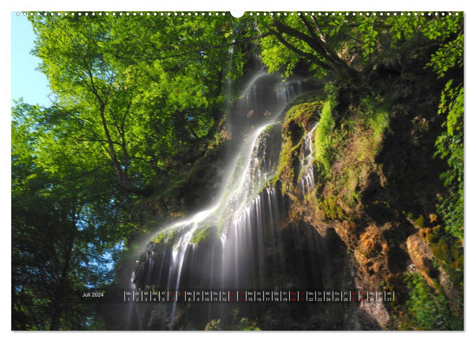Impressions from the Uracher Wasserfallsteig (CALVENDO Premium Wall Calendar 2024) 