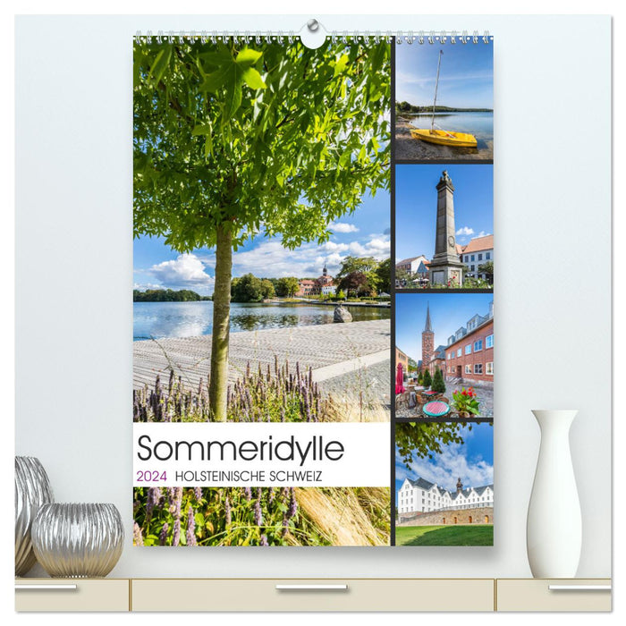 HOLSTEINISCHE SCHWEIZ Sommeridylle (CALVENDO Premium Wandkalender 2024)