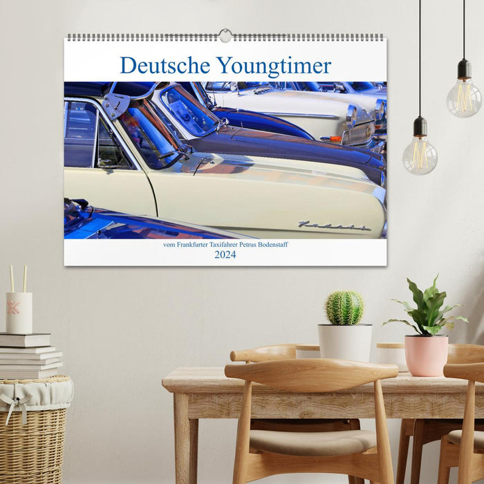 Deutsche Youngtimer vom Frankfurter Taxifahrer Petrus Bodenstaff (CALVENDO Wandkalender 2024)
