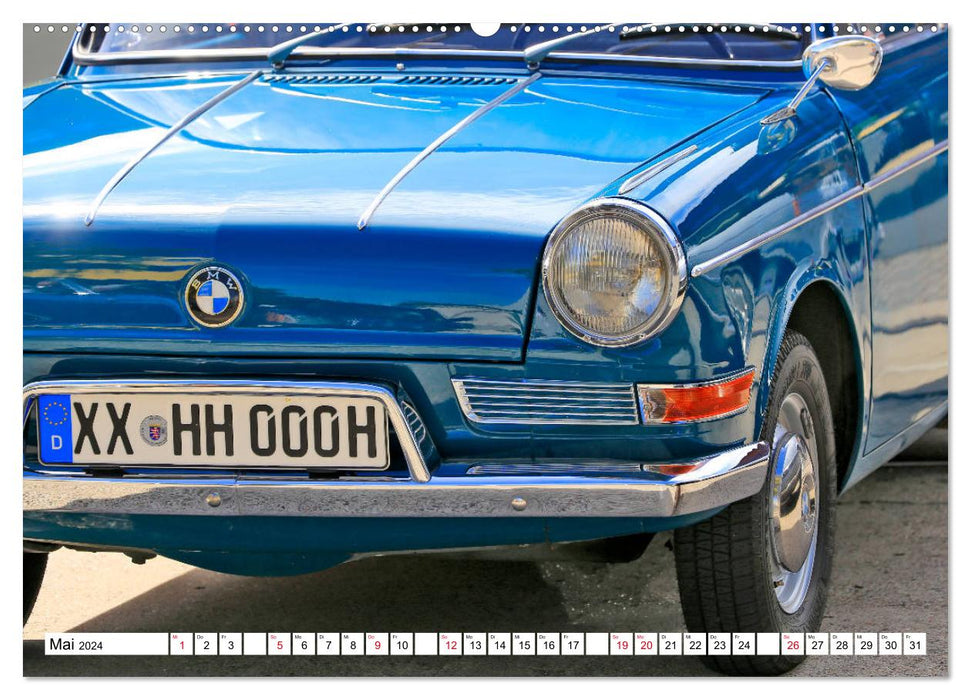 German youngtimers from Frankfurt taxi driver Petrus Bodenstaff (CALVENDO wall calendar 2024) 