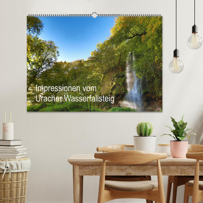 Impressions from the Uracher Wasserfallsteig (CALVENDO wall calendar 2024) 